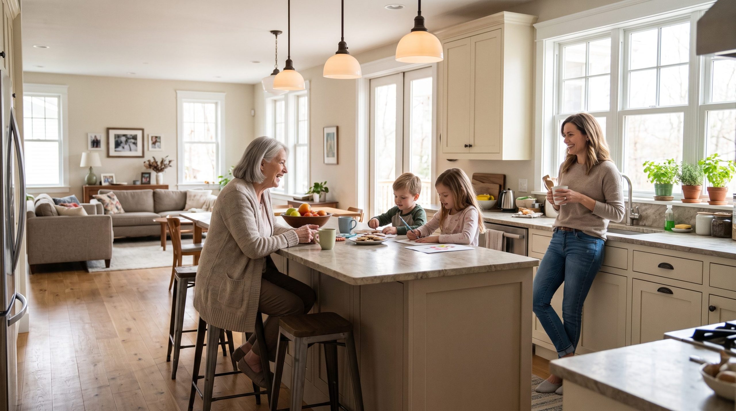 Fishers family home after a fall prevention assessment