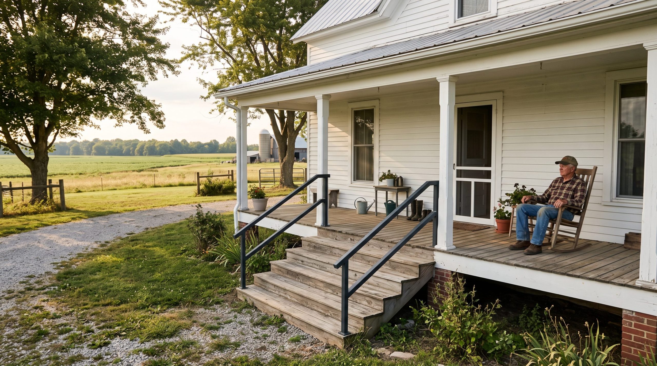 Rural Lebanon, IN farmhouse after a home modification assessment